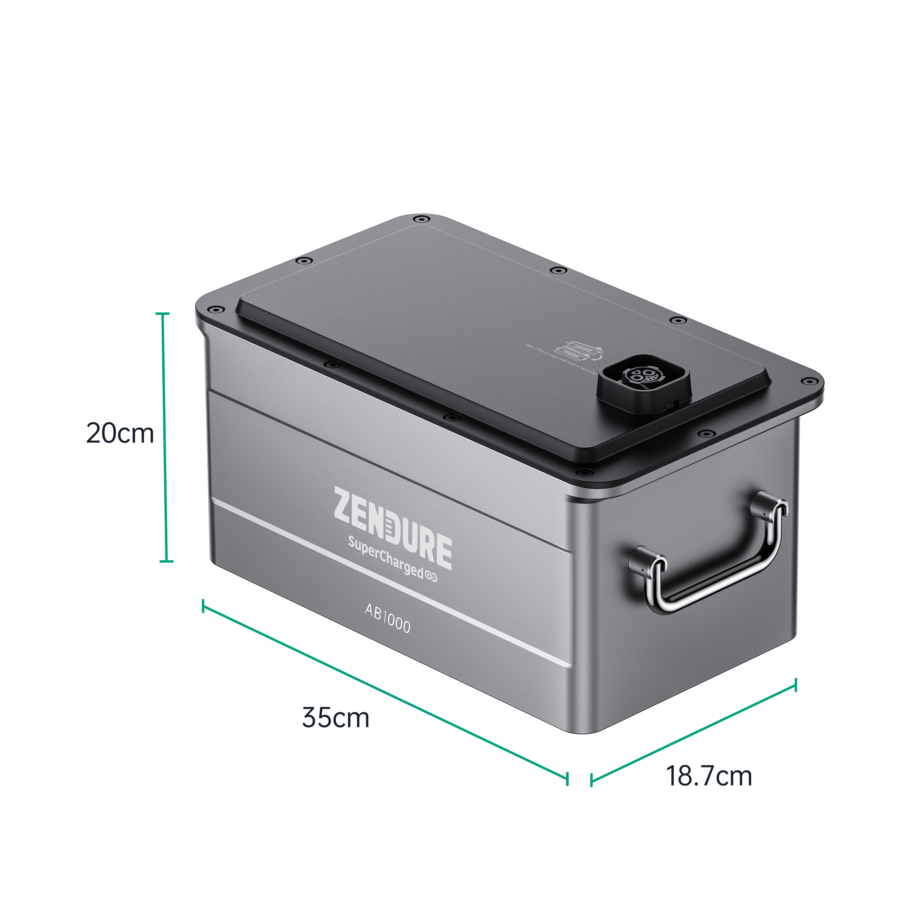 Zendure SolarFlow  PV Hub + 2x Zusatzbatterien 960Wh (AB1000)