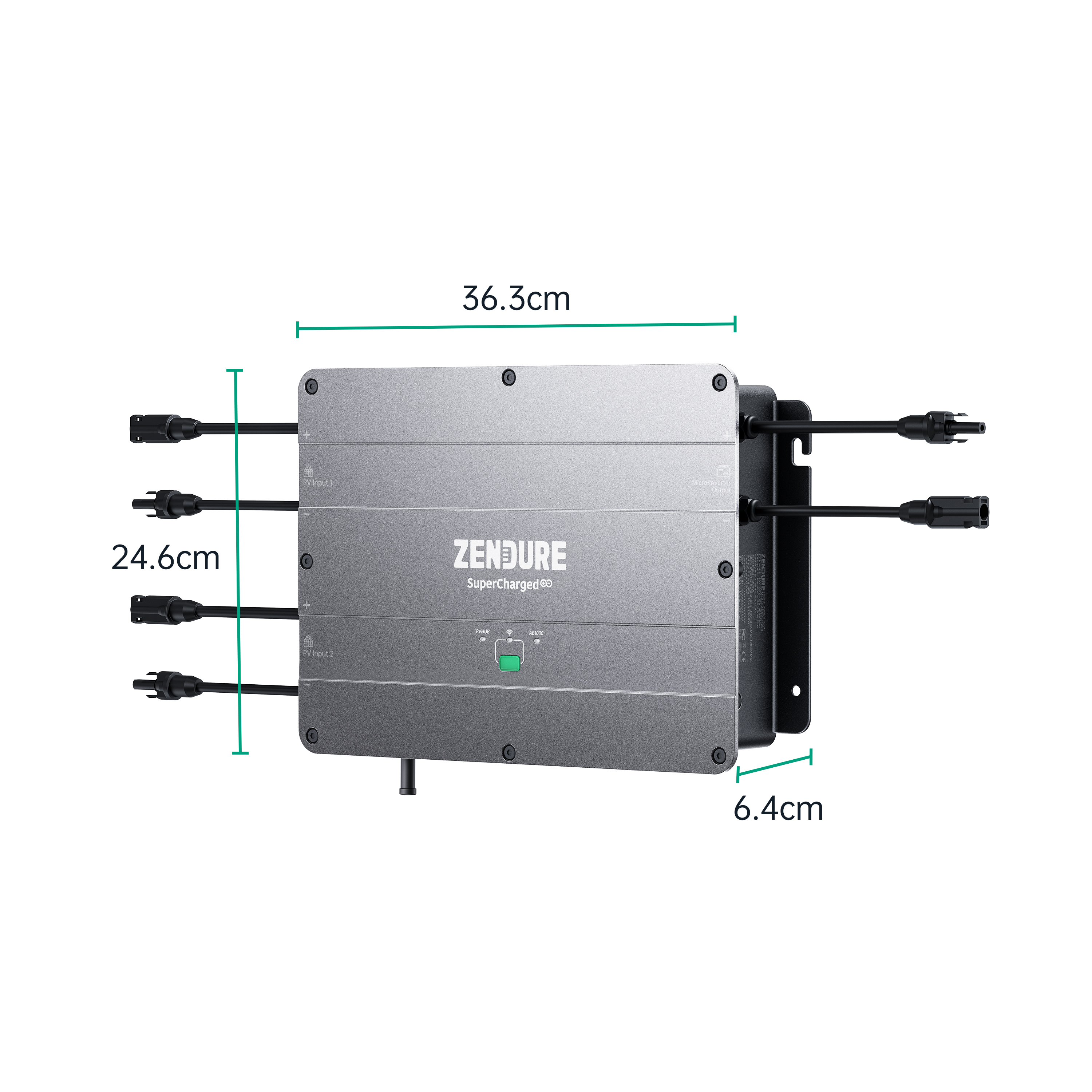 Zendure SolarFlow  PV Hub + 1x Zusatzbatterie 960Wh (AB1000) Speicher für Balkonkraftwerke